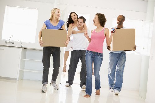 Office removal team planning a move in East Ham commercial premises