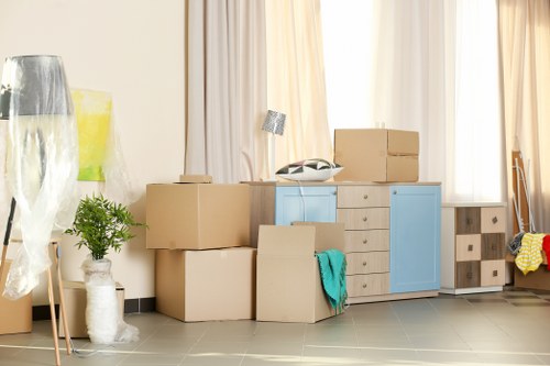 Local man with van service helping with a move in East Ham