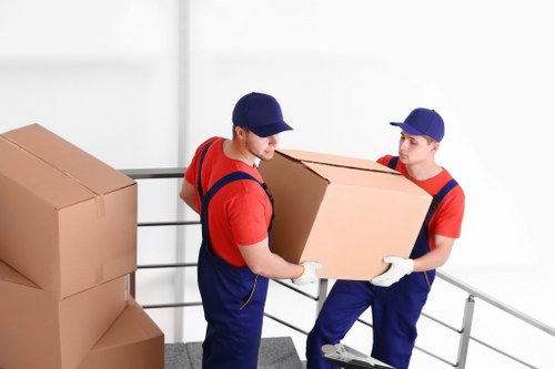 Man and van removals service helping with a local move in East Ham