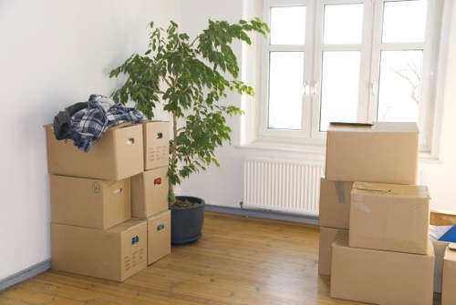 Unpacking service helping organise a new home after moving in East Ham
