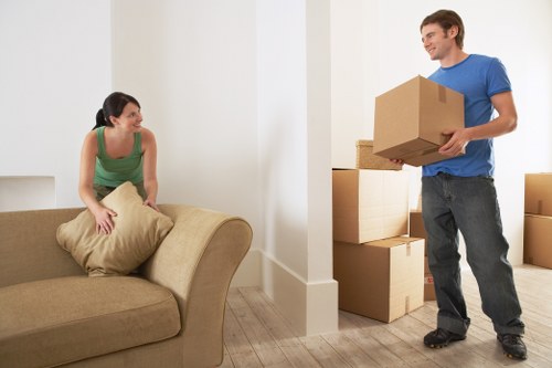 Commercial moving service for a local East Ham business