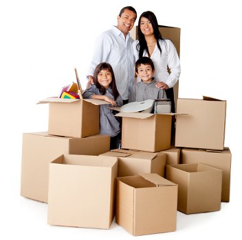 Local removals team preparing for house move in East Ham